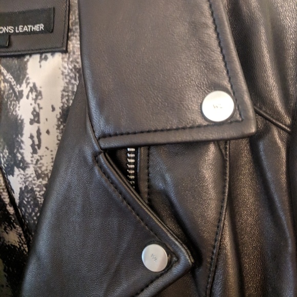 Genuine 100% Leather Super-Cool Moto Jacket - Picture 6 of 11
